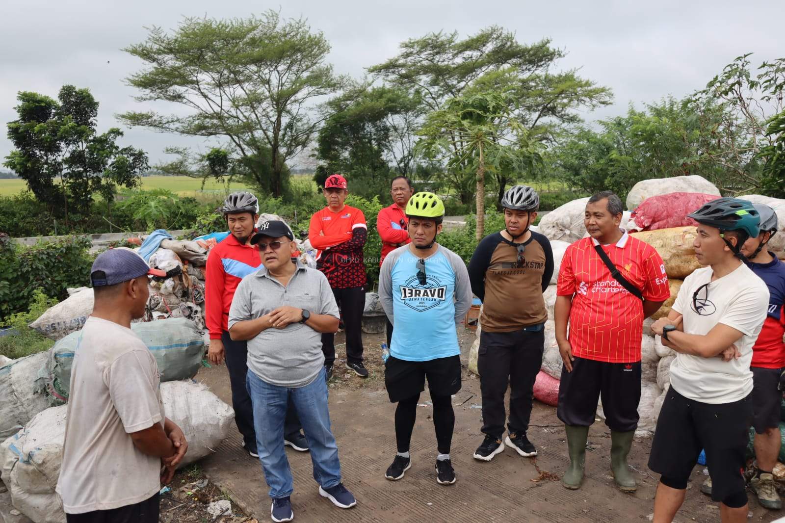 Gowes Bareng OPD : Wakil Bupati Grobogan Pantau Kondisi TPA dan Longsoran Sungai Kuripan