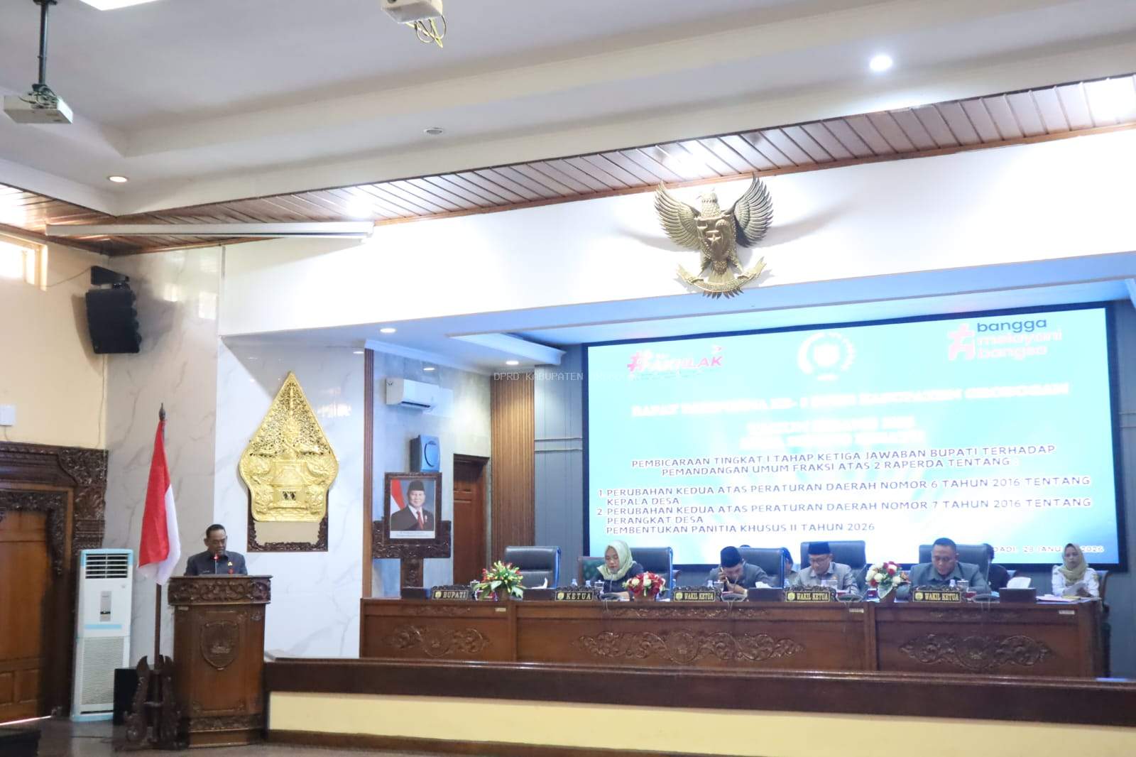 Jawaban Bupati Grobogan Terkait Raperda Desa dan Pembentukan Pansus II Tahun 2026