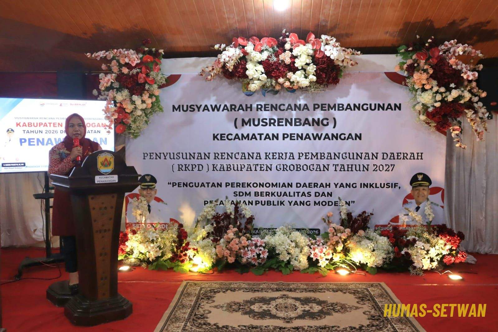 Ketua DPRD Grobogan Hadiri Musrenbang RKPD 2027 di Penawangan : Serap Aspirasi untuk Pembangunan Grobogan yang Lebih Baik