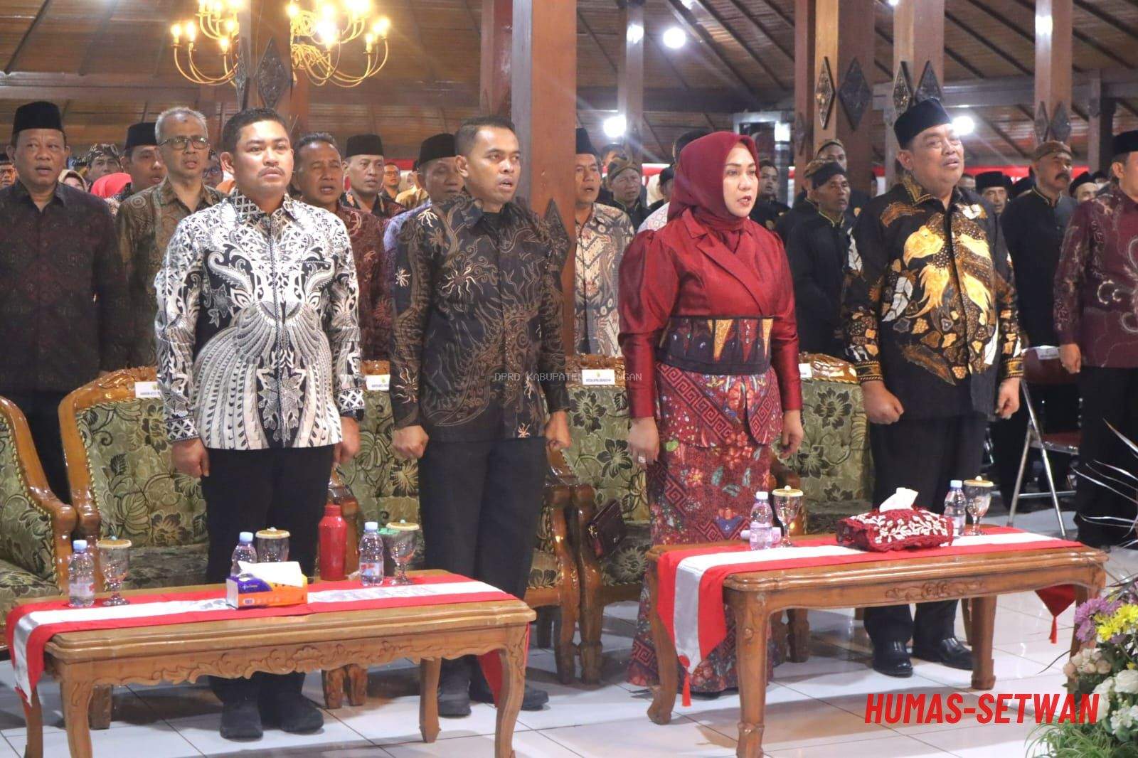 Ketua DPRD Hadiri Malam Tirakatan 3 Abad Kabupaten Grobogan