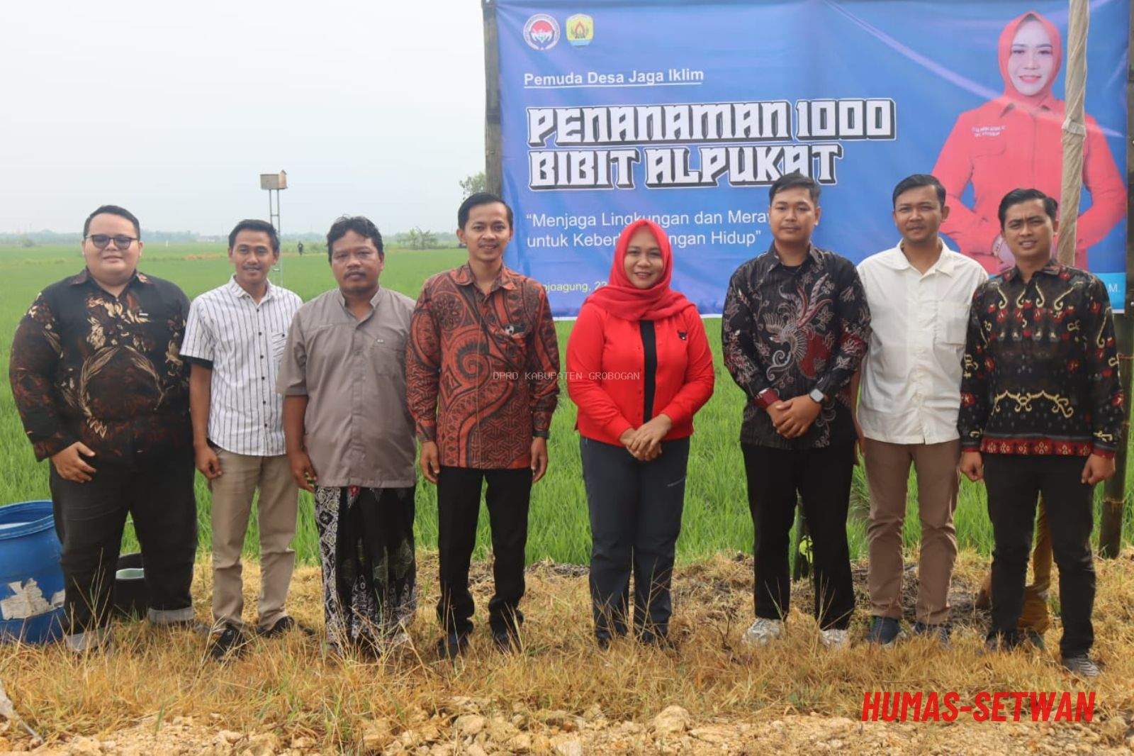 Ketua DPRD Grobogan Lusia Indah Artani Ajak Pemuda Jaga Sumber Air melalui Penanaman Pohon