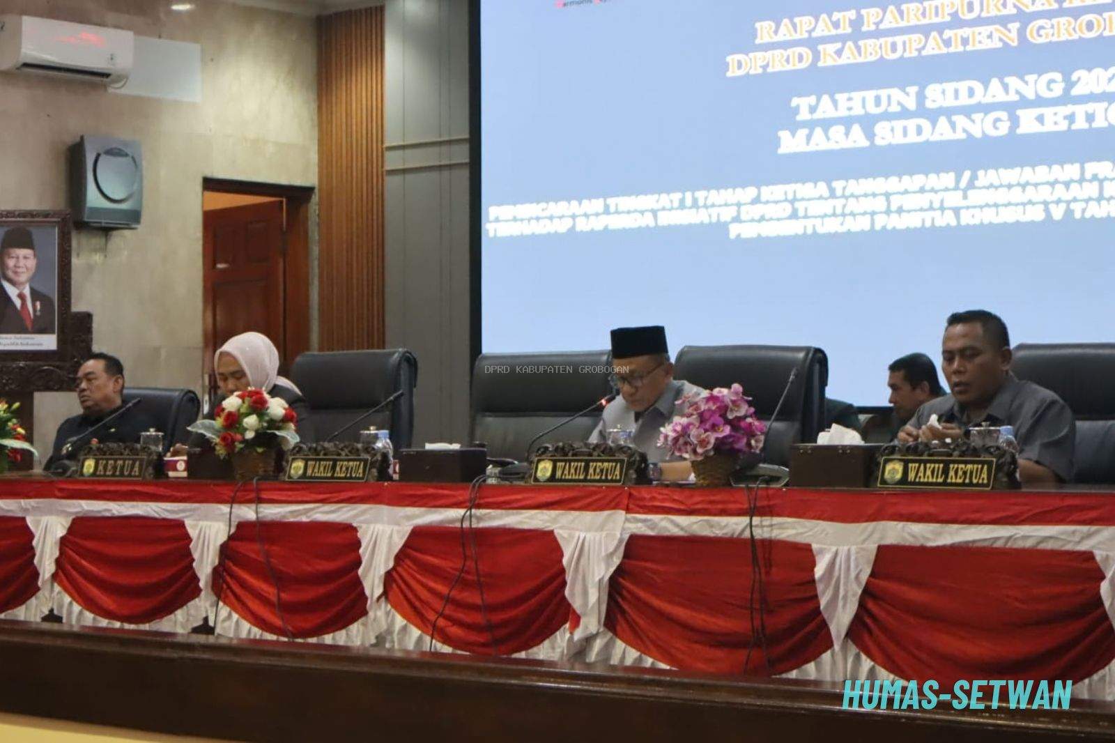 DPRD Grobogan Gelar Rapat Paripurna ke-36, Matangkan Raperda Inisiatif Penyelenggaraan Kabupaten Layak Anak dan Bentuk Pansus V